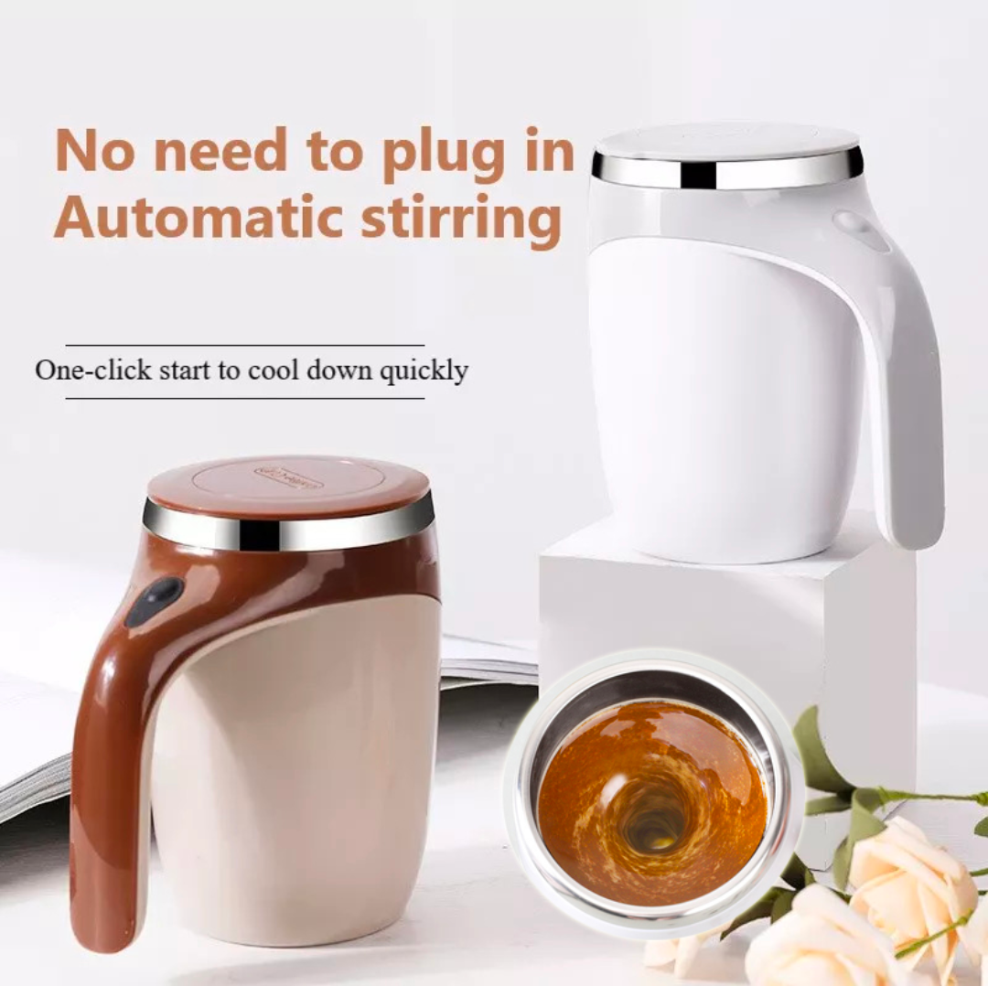 The Ultimate Hands-Free Self-Stirring Mug