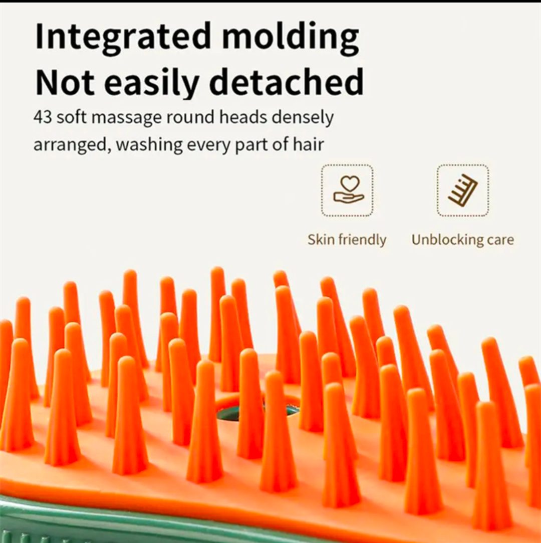 Steam Grooming Comb for Shedding Control and Coat Care