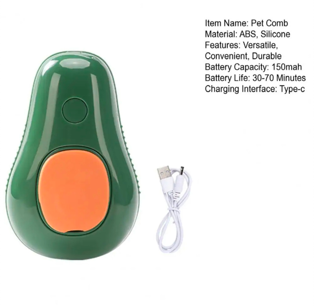 Steam Grooming Comb for Shedding Control and Coat Care