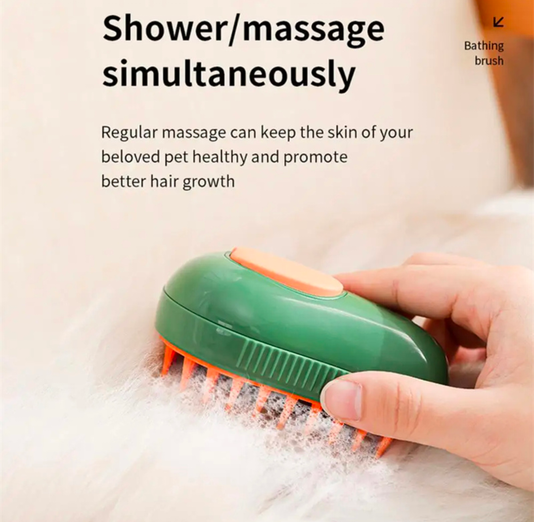 Steam Grooming Comb for Shedding Control and Coat Care