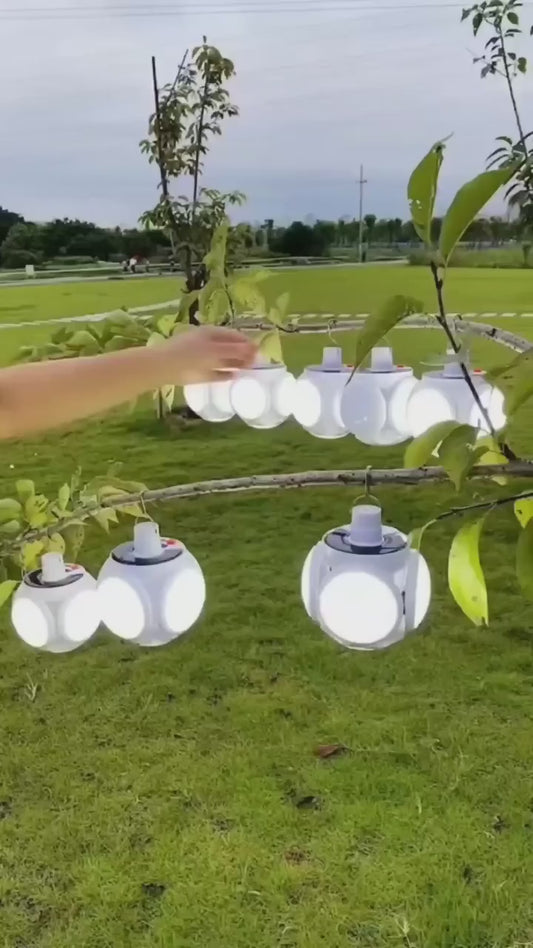 Solar Football Light with 360-Degree Illumination and Multi-Mode Brightness